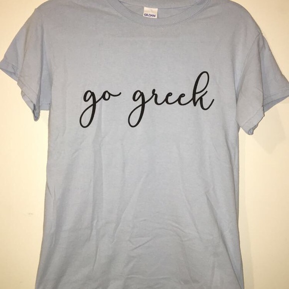 Go Greek T shirt - Picture 1 of 2